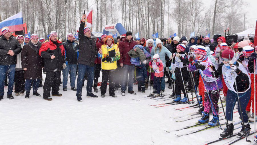 На «Лыжню России» в Брянской области вышли более 6 тысяч человек