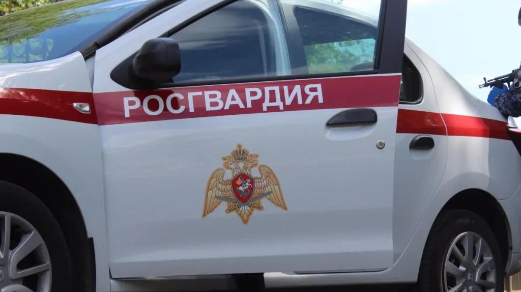 В Брянске росгвардейцы помогли автомобилистке вытащить застрявшую в яме машину