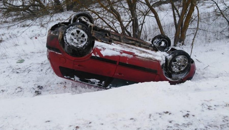 Под Стародубом автомобилистка на Ford Fusion съехала в кювет и покалечила свою пассажирку