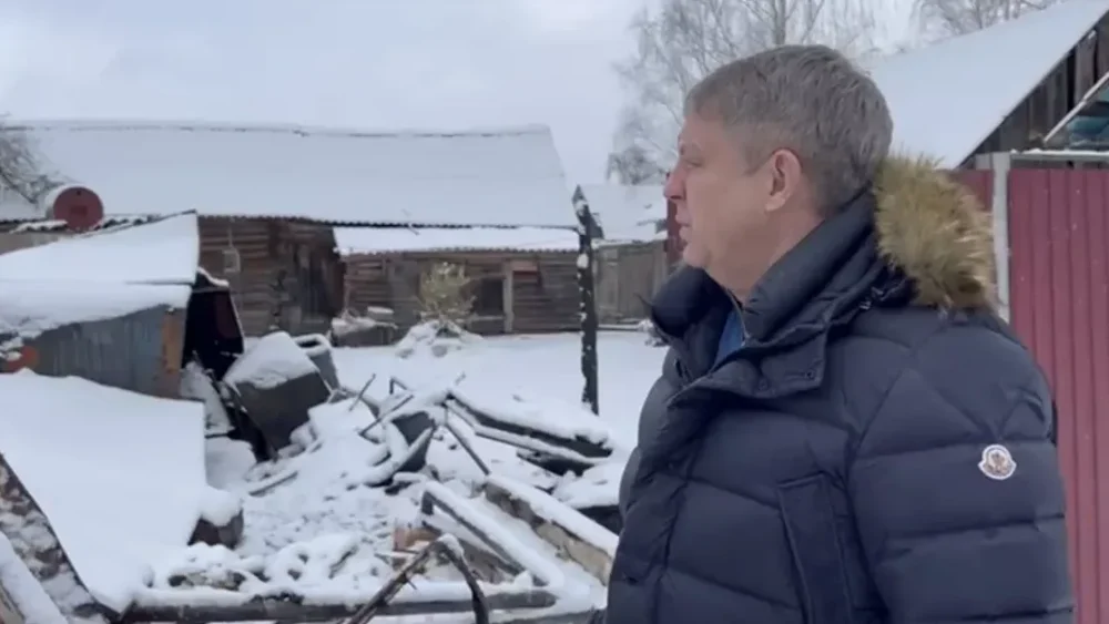 Губернатор Богомаз посетил села Брянской области, на которые напали украинские диверсанты