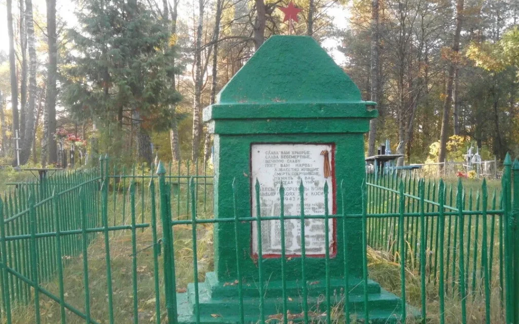 В Брянской области установили зону охраны братской могилы 12 советских воинов