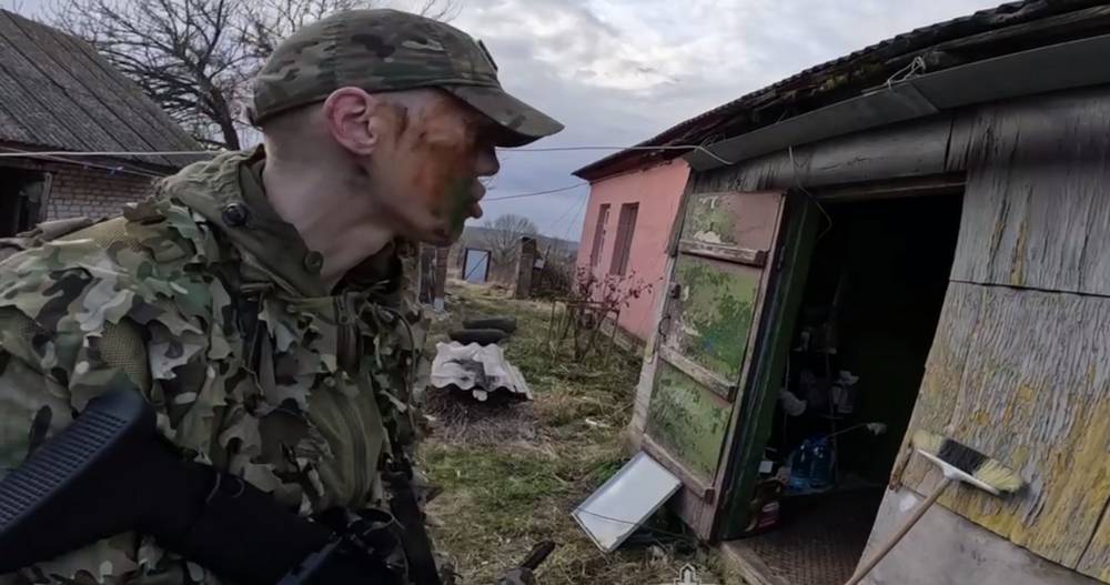 Появилось видео о вторжении 6 апреля боевиков ВСУ в Брянскую область
