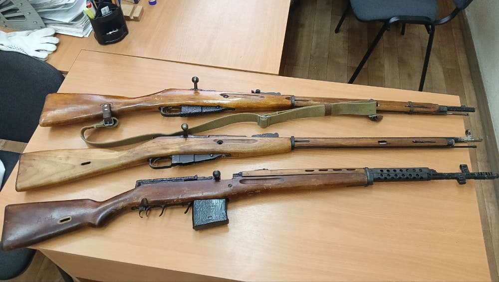 У жителей Брянской области полиция за 17 дней изъяла 97 единиц оружия и 36 патронов