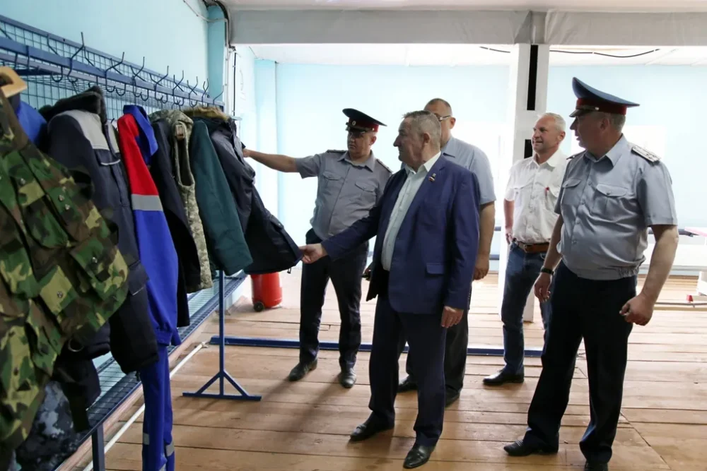 В ИК-4 УФСИН России по Брянской области состоялось открытие швейного цеха