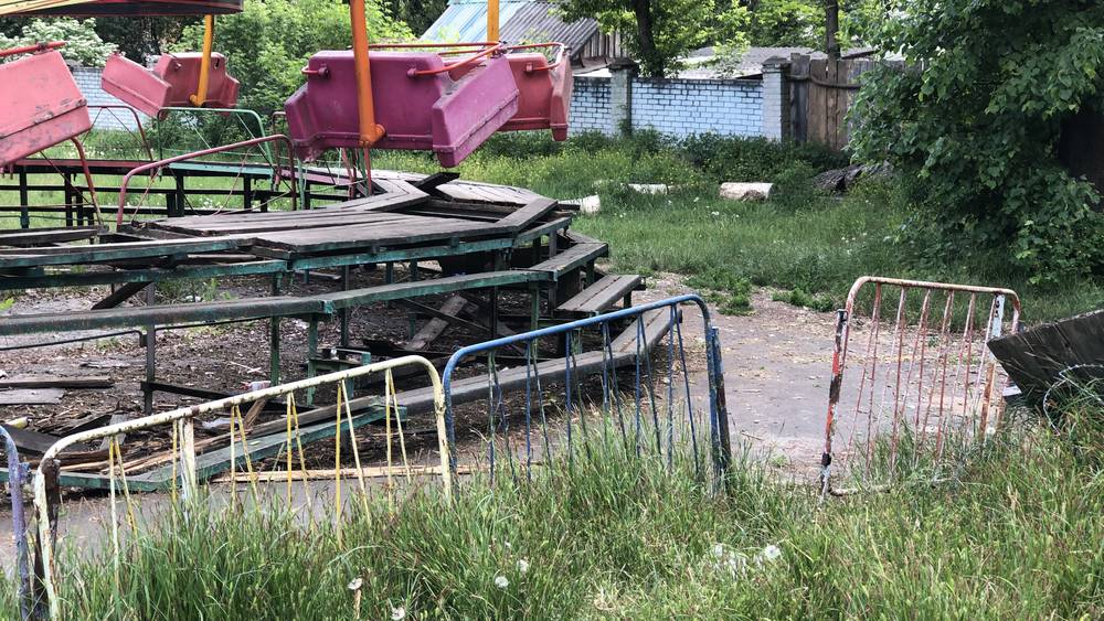 Часть Майского парка Брянска превратилась в пространство мрачной разрухи