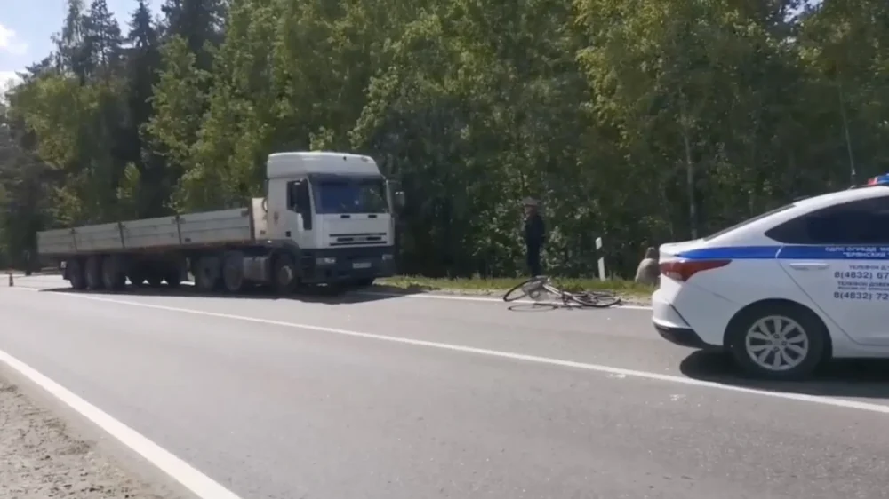 Погибший в ДТП с грузовиком на трассе в Брянском районе 72-летний велосипедист был пьян