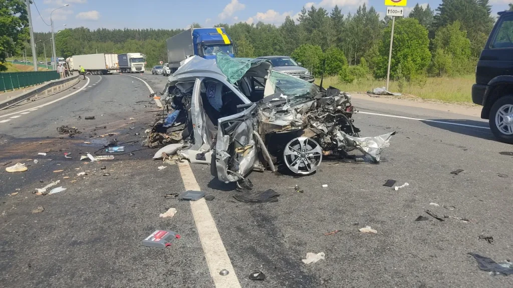 В ГАИ сообщили подробности массовой аварии на трассе Брянск — Новозыбков
