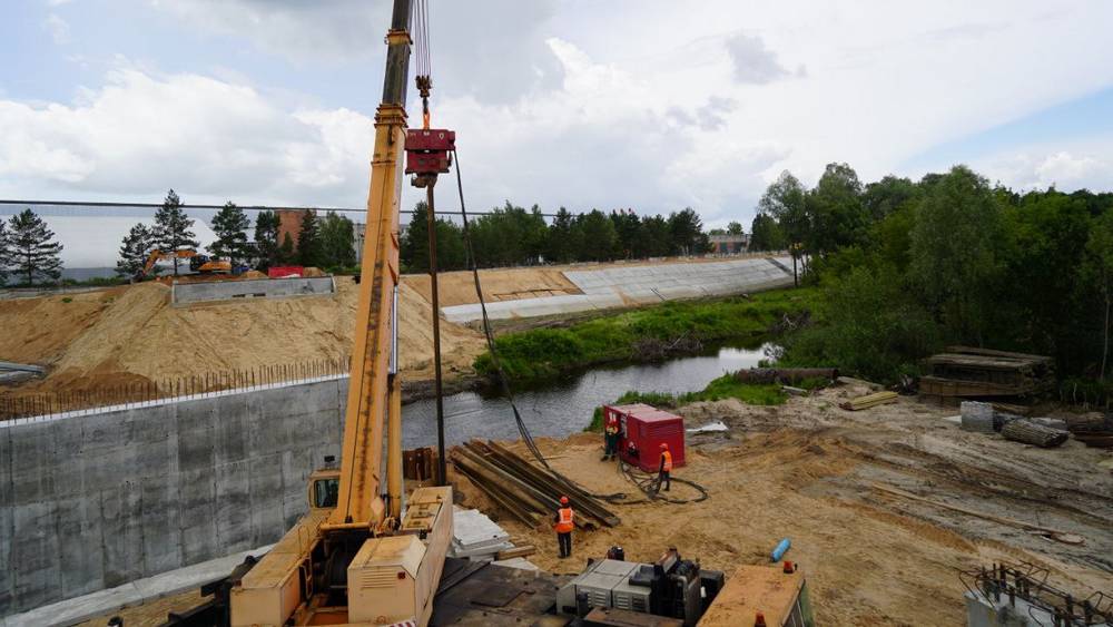 В Сураже после выволочки брянского губернатора Богомаза ускорили строительство моста