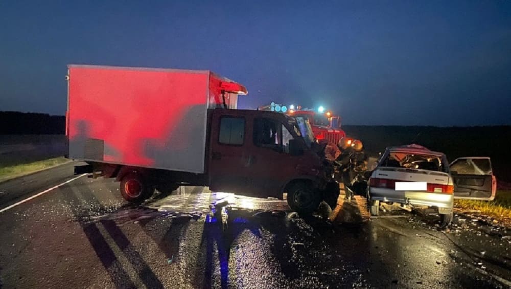 На трассе в Брянской области в ДТП с грузовиком погиб 49-летний водитель автомобиля ВАЗ