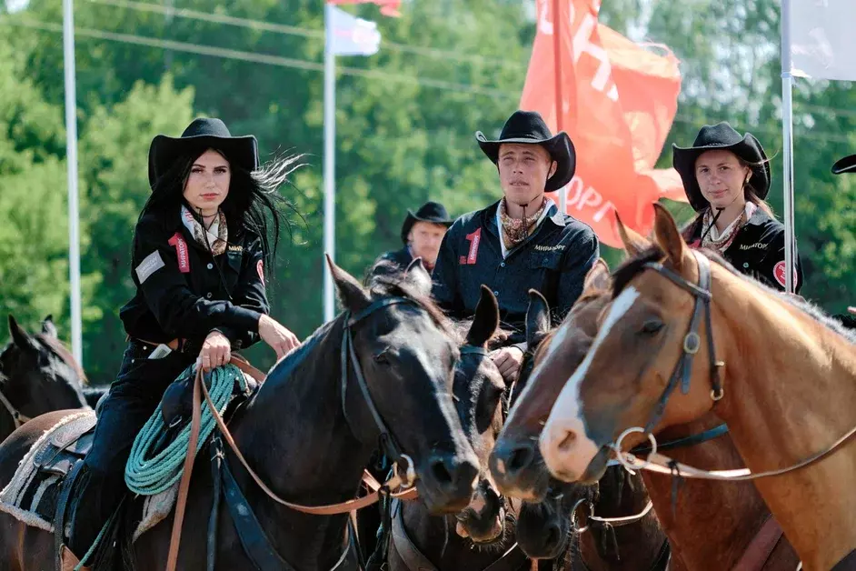 Брянские ковбои  «Мираторга» одержали победу  в « Русском Родео-2023» в Орле