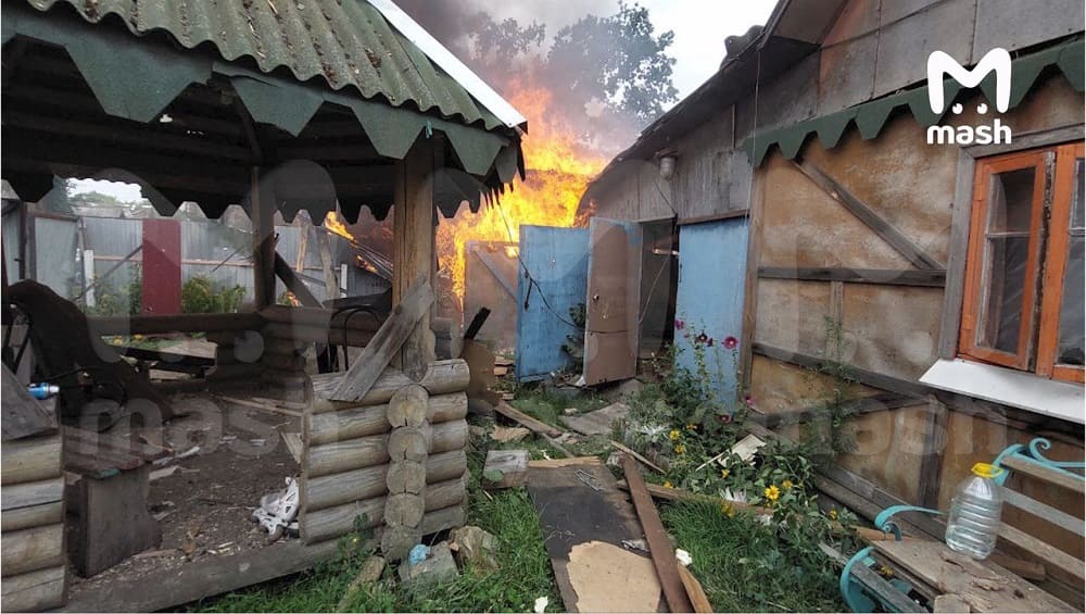 В обстрелянном ВСУ брянском посёлке Белая Берёзка повреждены пять жилых домов