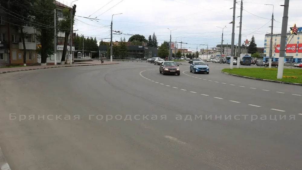 В Брянске полностью завершился комплексный ремонт проспекта Станке Димитрова