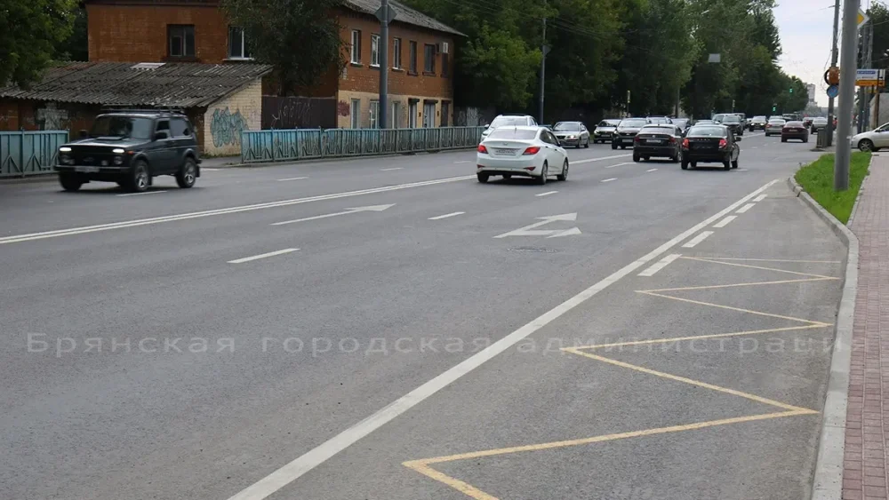 В Брянске полностью завершился комплексный ремонт проспекта Станке Димитрова