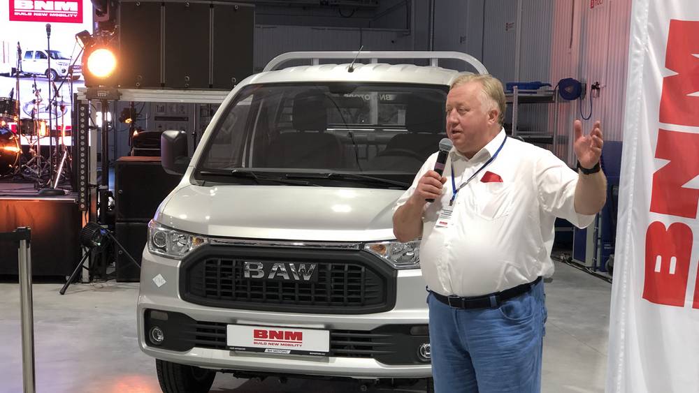 Прошел тест-драйв автомобиль BAW T7, который будут выпускать на заводе в Брянске