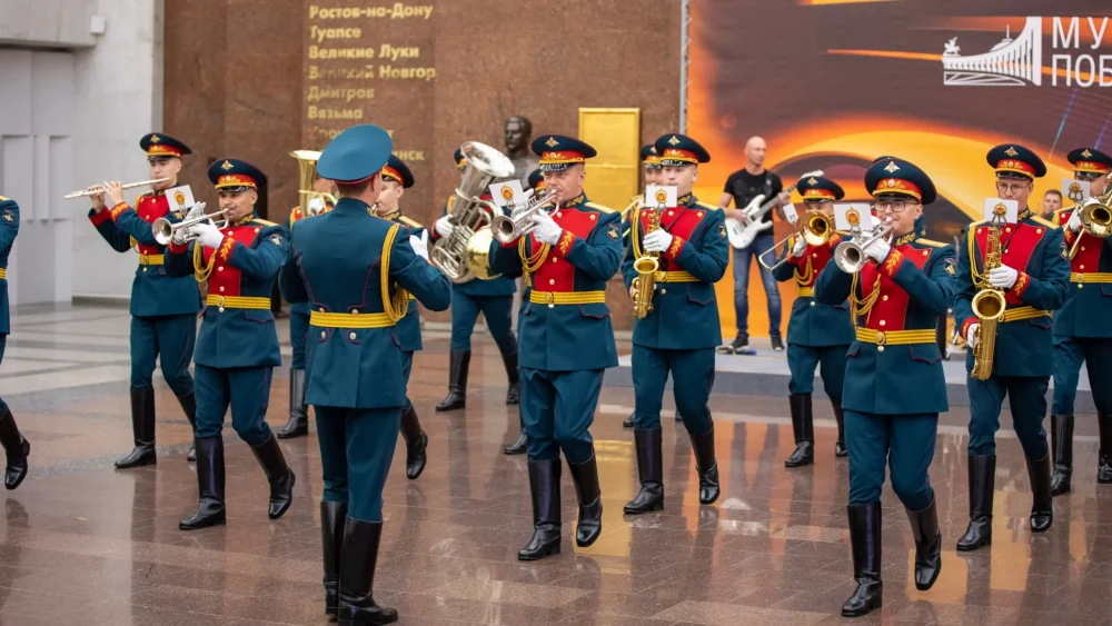 Новобранцы Преображенского полка из Брянской области приняли присягу в Музее Победы