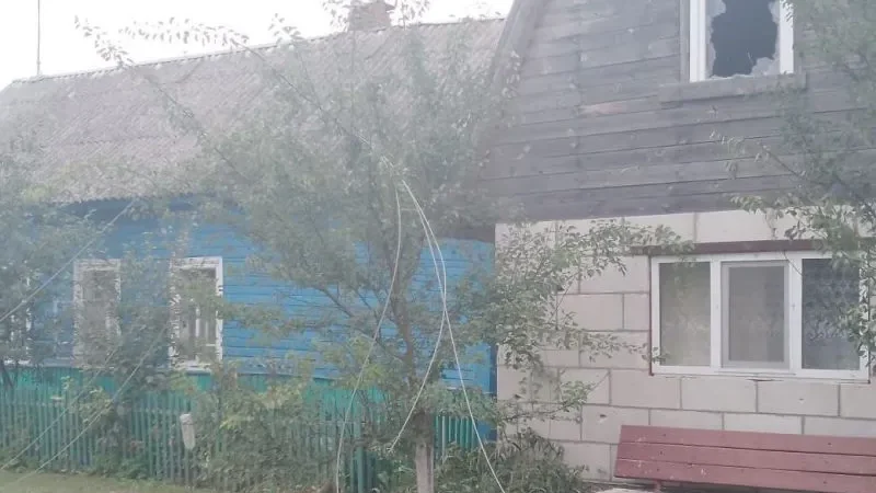 Появились фото последствий обстрела ВСУ брянского села Кирилловки