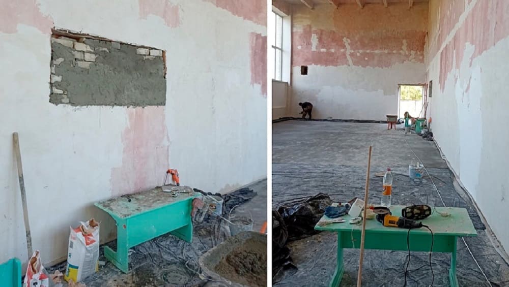 В Брасовском районе в деревне Погребы подрядчика уличили в срыве сроков ремонта школы