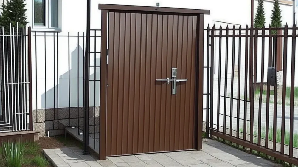 Калитка из профнастила: особенности и преимущества