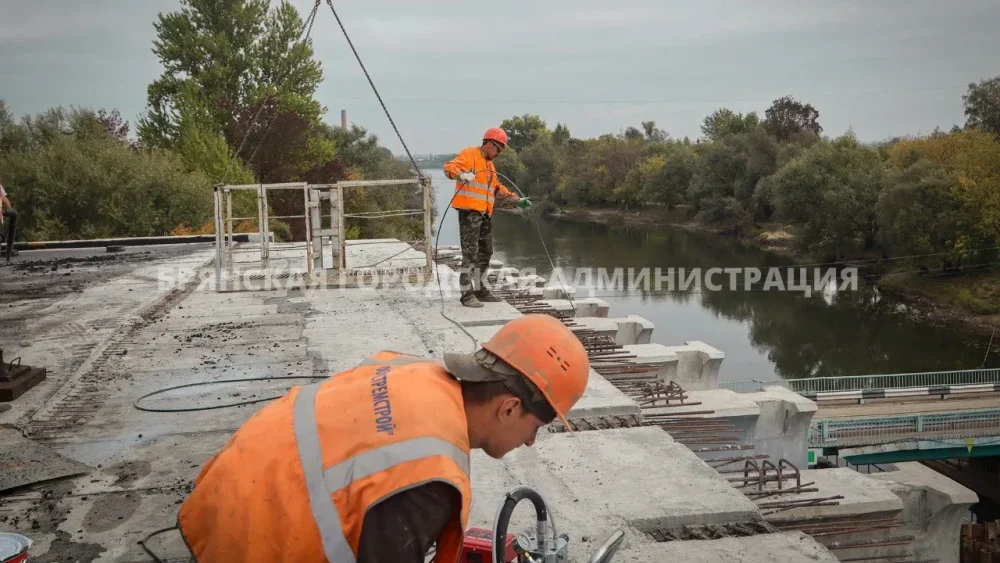 В Брянской горадминистрации пообещали сдать Славянский мост в ноябре
