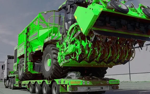 Стоимость автодоставки негабарита и комбайнов 