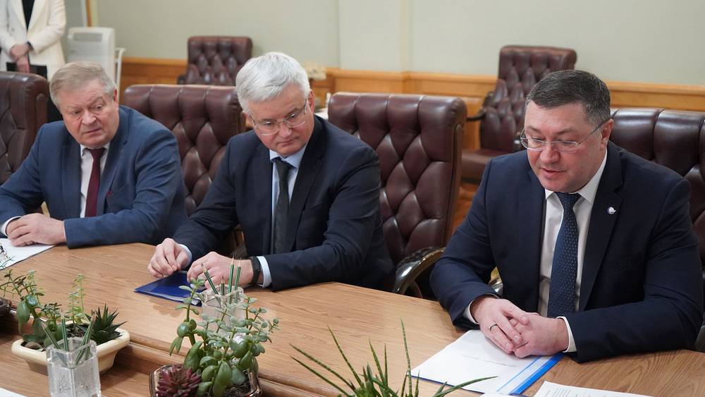 Брянский губернатор встретился с генеральным директором АО «Транснефть − Дружба»