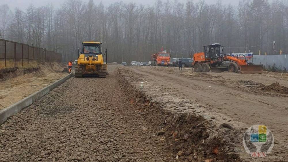 В Володарском районе Брянска начали строить дорогу к военному госпиталю