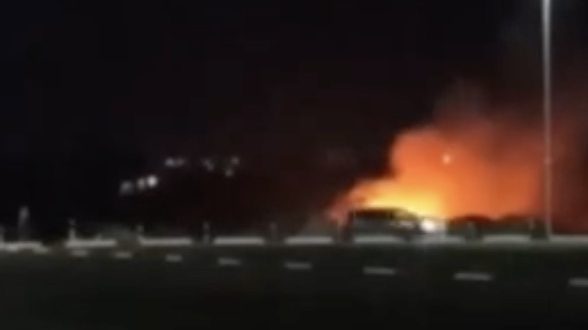 В Брянске сообщили о сильном пожаре возле «Аэропарка»