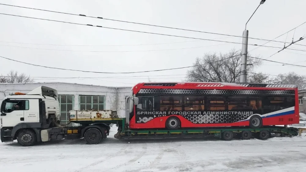 В Брянск пришел первый из 23 лизинговых троллейбусов