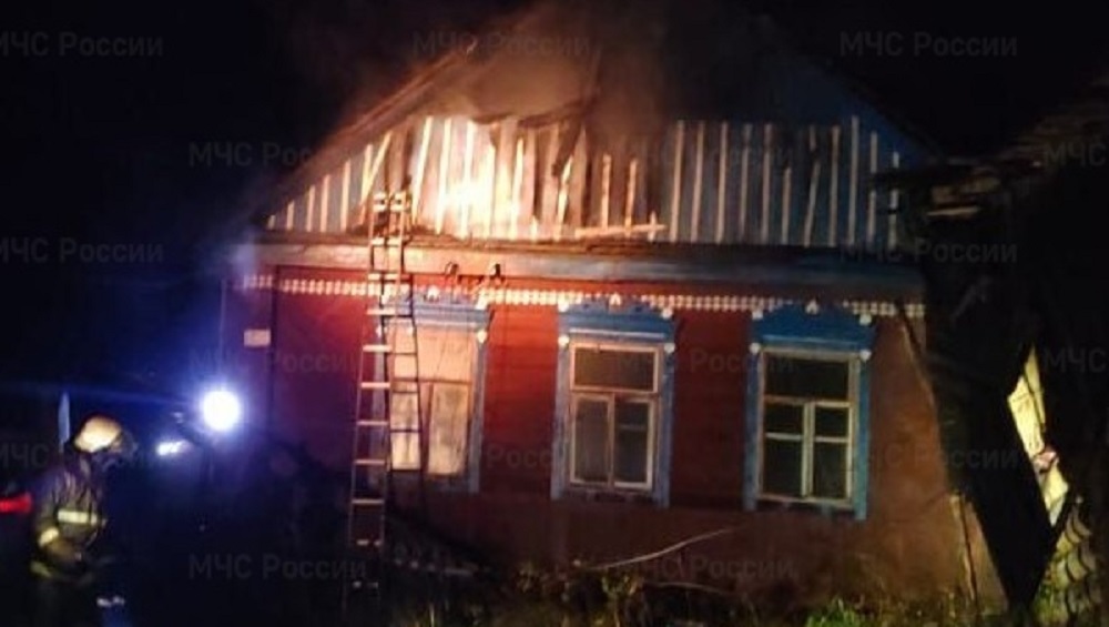 В Унечском районе Брянской области при пожаре в жилом доме 12 ноября пострадал человек