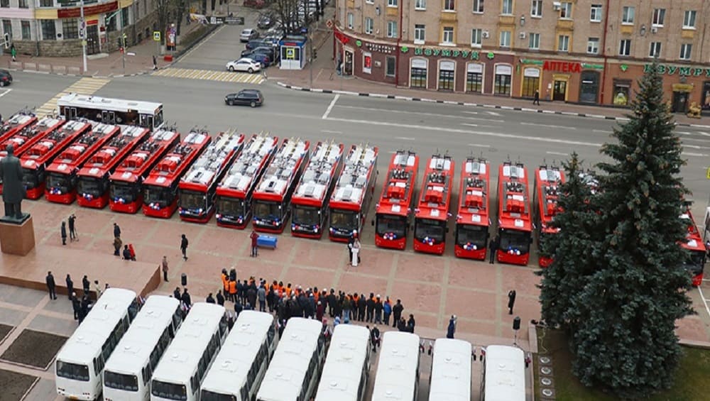Брянску сегодня передали 20 новых троллейбусов — 15 «Авангардов» и пять «Адмиралов»