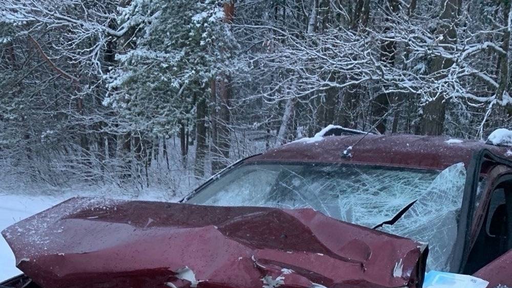 На части разорвало автомобиль в серьезном ДТП под Брянском