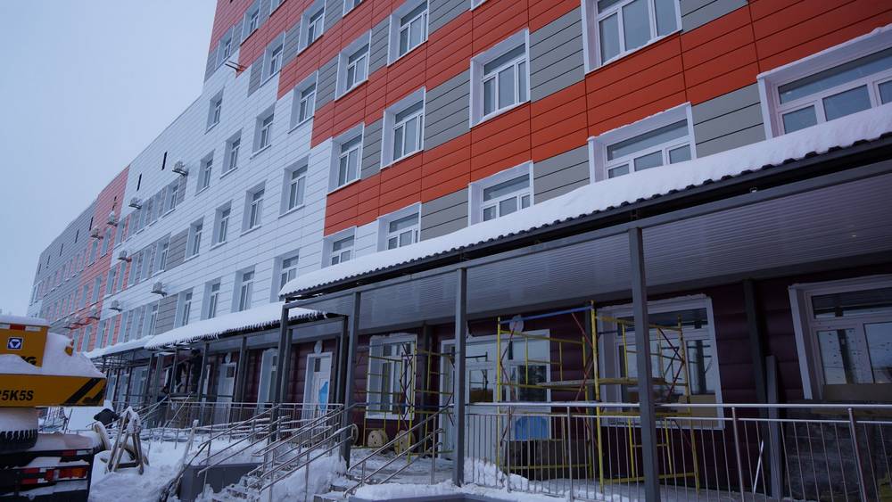 В Брянске подошло к завершению строительство хирургического корпуса детской больницы