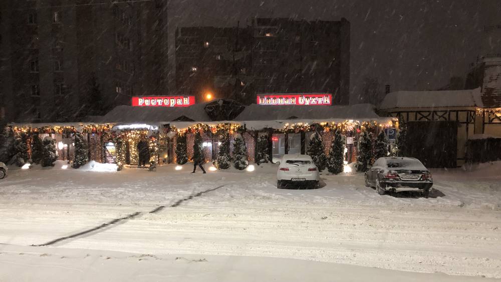 Снегопады ударили по брянским кафе и ресторанам