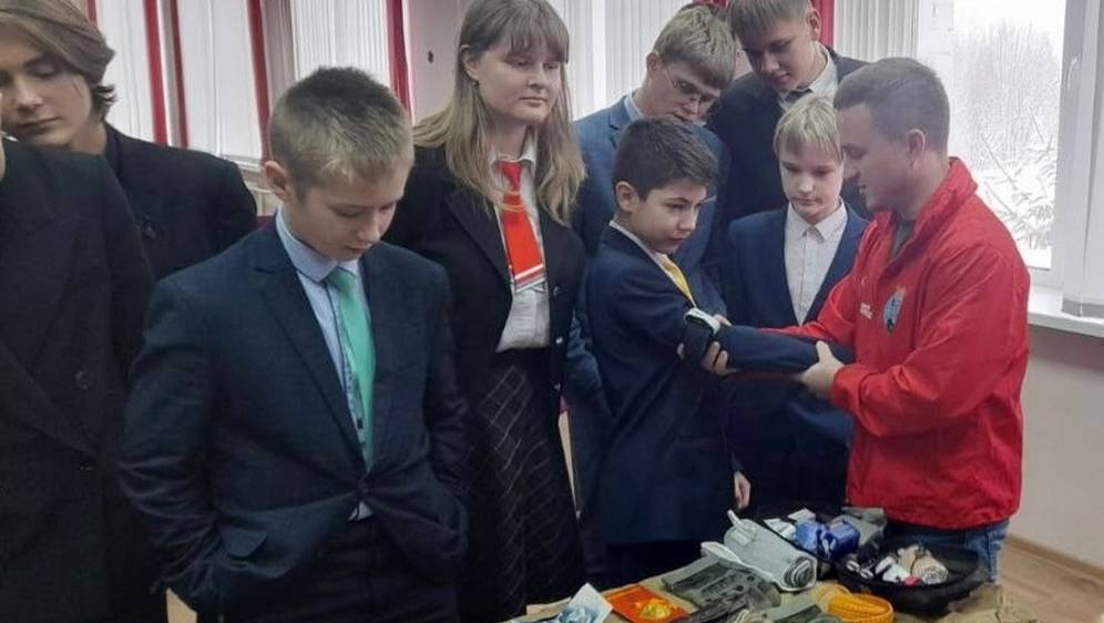 В День героев Отечества учащиеся лицея имени А.С. Пушкина вспоминали воинов России