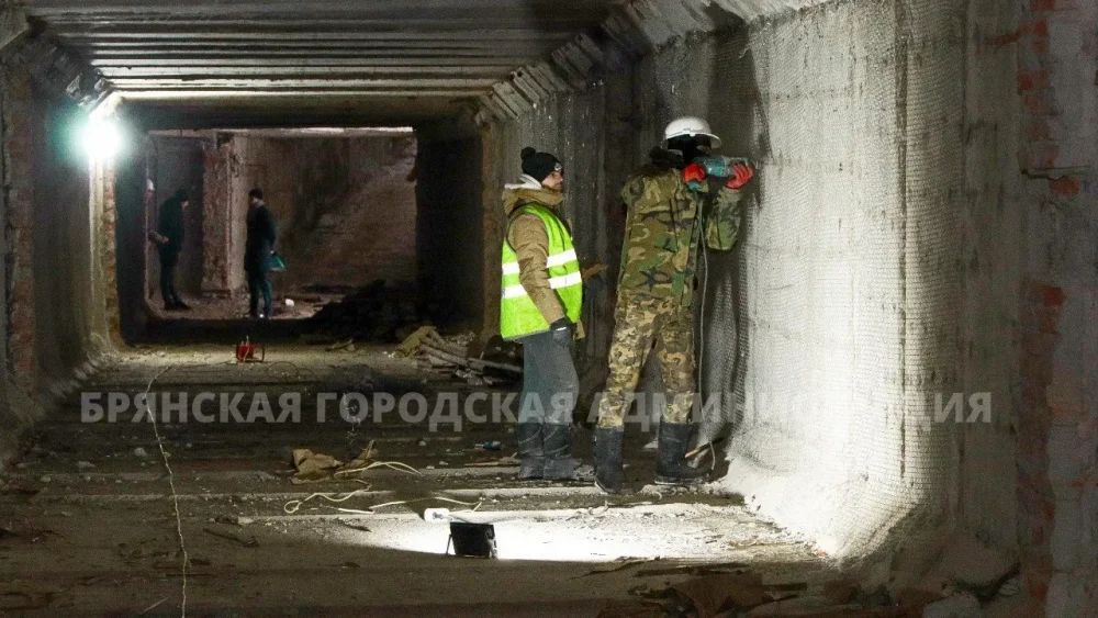 Из перехода на «Полтиннике» в Брянске вывезли 14 грузовиков строительного мусора