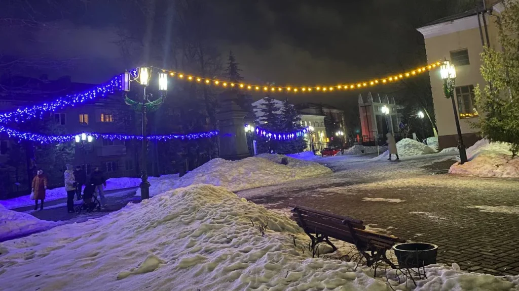 Брянская мэрия опубликовала фотографии новогоднего города