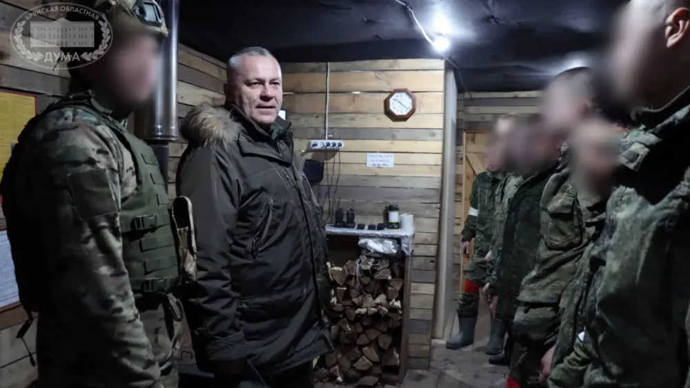 Председатель Брянской облдумы встретился с защитниками госграницы в Погарском районе