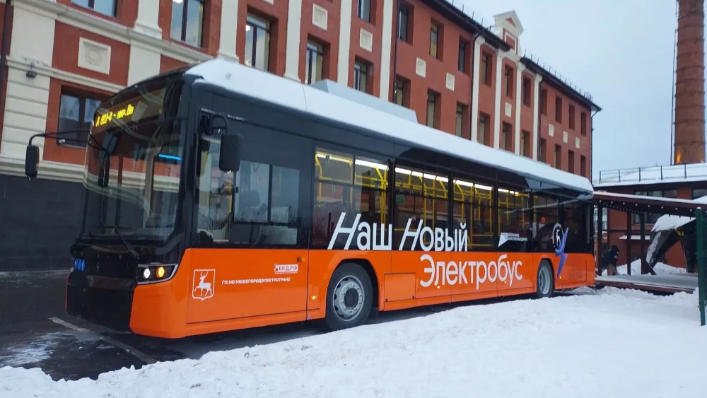 Нижний Новгород получил в январе 74 электробуса
