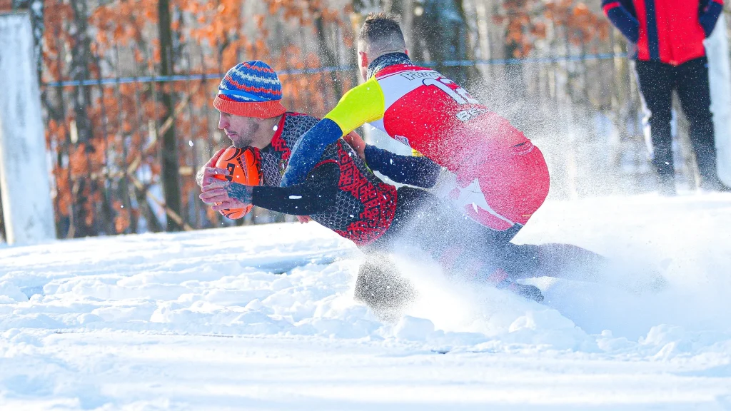Брянский «Пересвет» занял второе место в чемпионате ЦФО по снежному регби