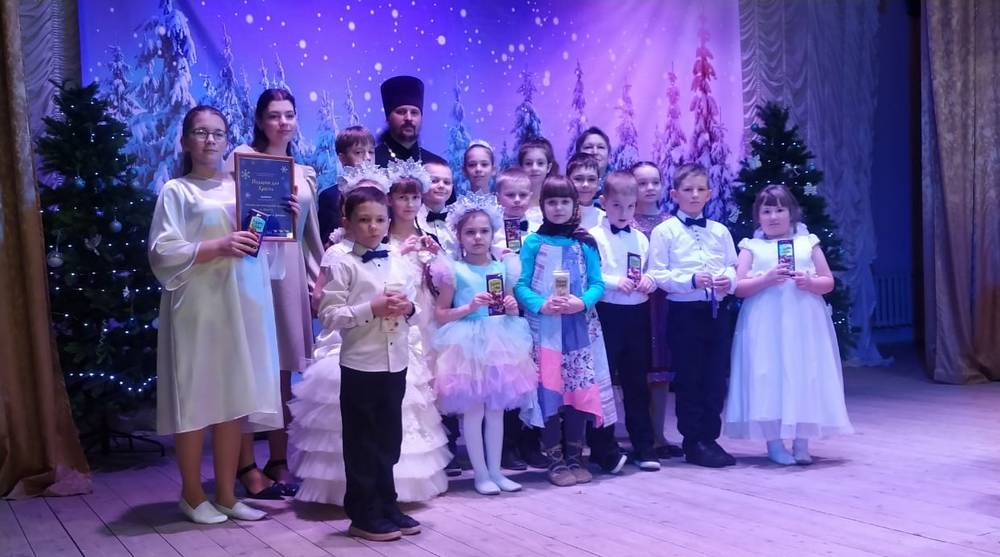 Воспитанники воскресной школы приняли участие в Рождественском фестивале