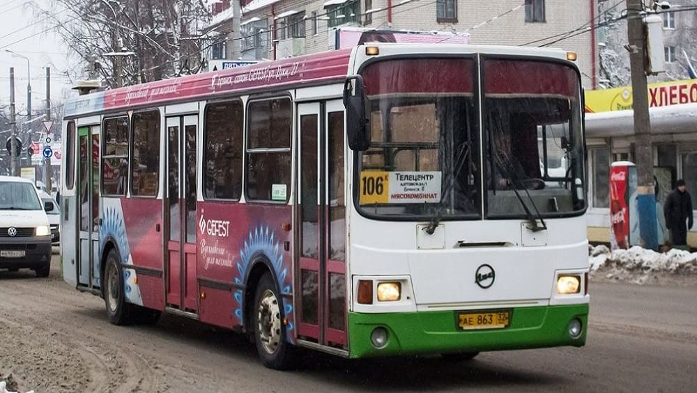 В Брянске автобус № 106К заменил временно прекративший работу троллейбус № 8