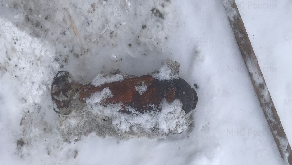 В Выгоничском районе спасатели 17 января обезвредили две мины и гранату