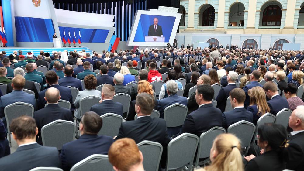 Основные заявления президента Путина в послании Федеральному собранию