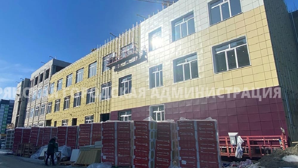 В Брянске работы по строительству школы на улице Флотской выполнены на 45 процентов
