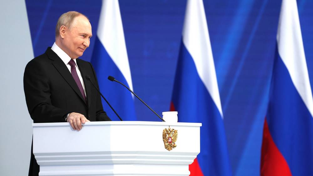 Основные заявления президента Путина в послании Федеральному собранию