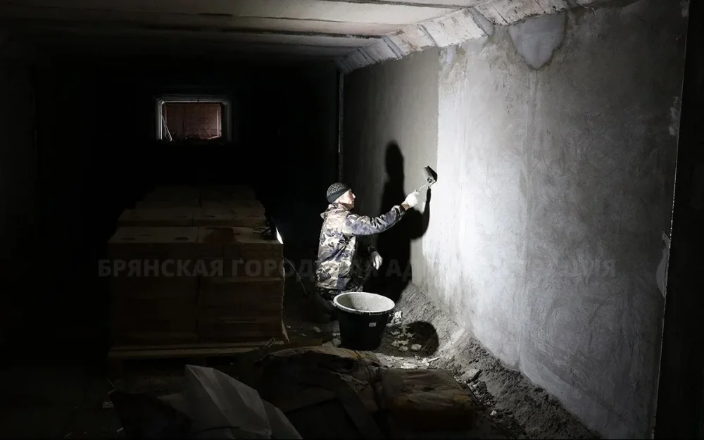 В Брянске на 40 процентов выполнили ремонт «подземки» у сквера имени 50-летия ВЛКСМ