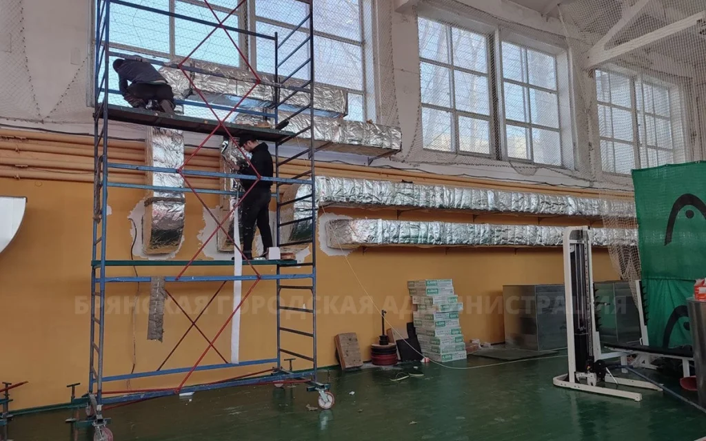 В знаменитой брянской спортшколе «Торпедо» на 70 процентов выполнили капремонт