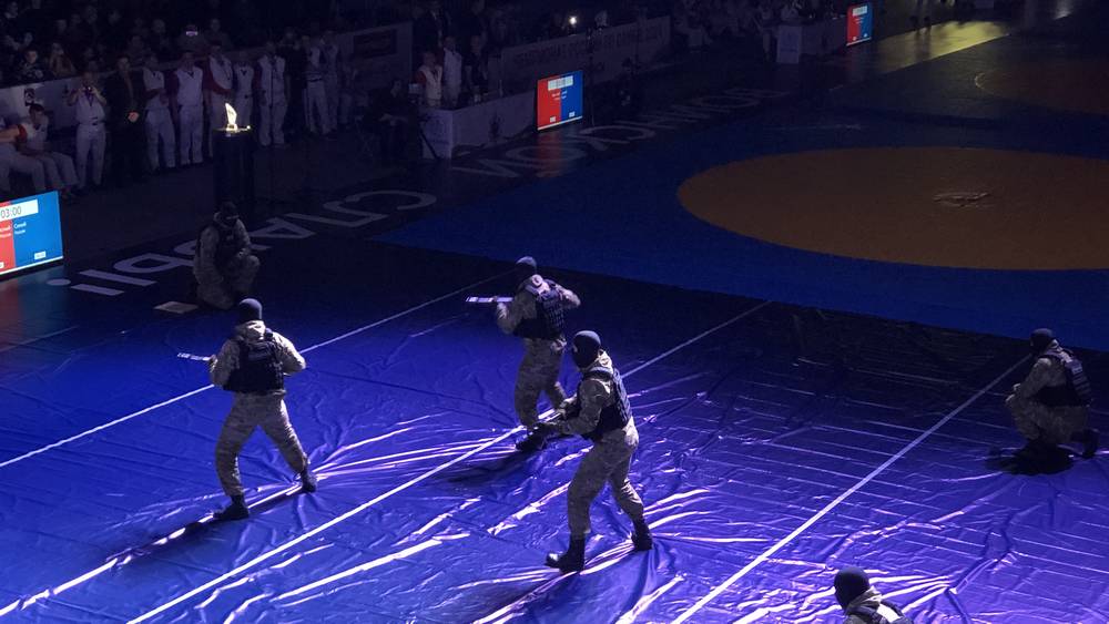 В Брянске с красочного представления открылся чемпионат России по самбо