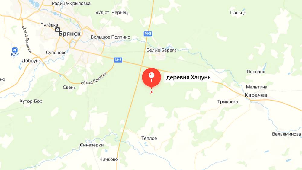 В связи с поиском террористов трассу «Украина» под Брянском закрыли на неопределенный срок