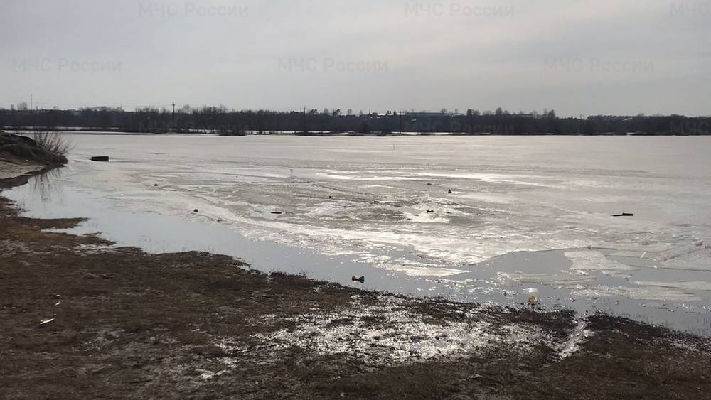 В Брянске на озере Орлик мужчина провалился под лед